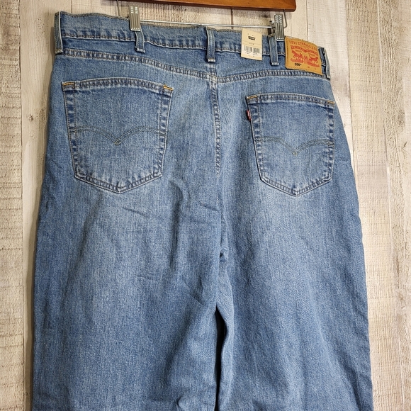 Levi's 550 Relaxed 40x36 Classic Blue Denim Jeans. Big And Tall With Stretch. - Picture 4 of 12